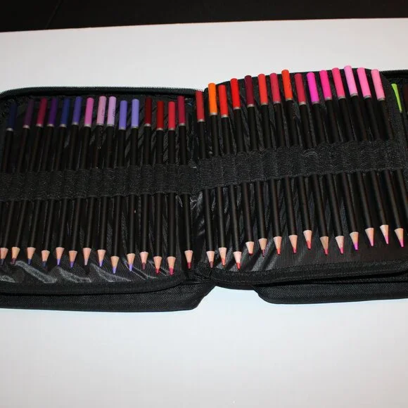 PRINA Art Supplies 120-Colored Pencils in Case and 2 New Sketch Books - Picture 3 of 7